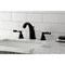 Kingston Brass Widespread Bathroom Faucet with Retail PopUp, Matte Black KB980FL - alternate 2